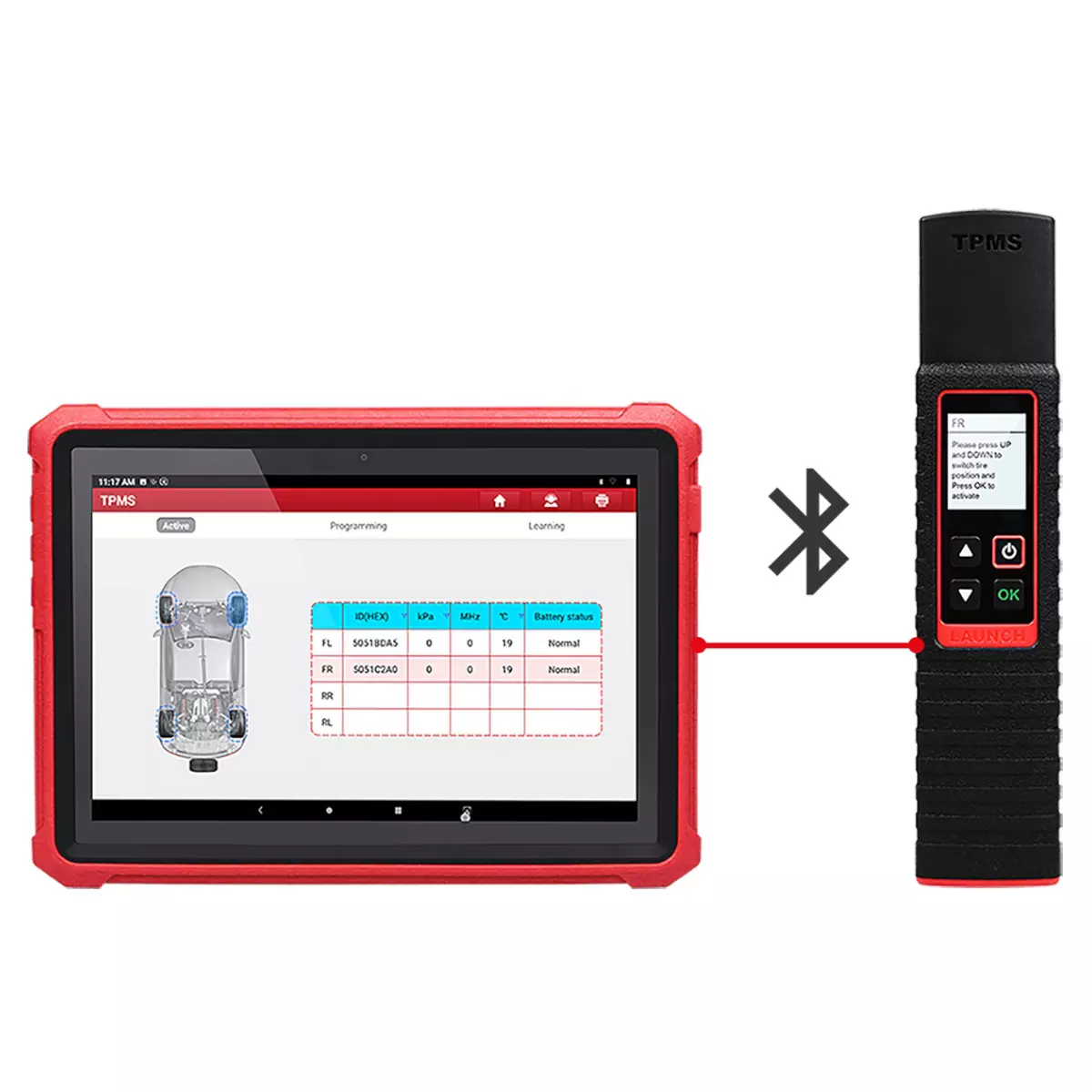 Launch X-Tsgun Plus 4X Tpms Anturit