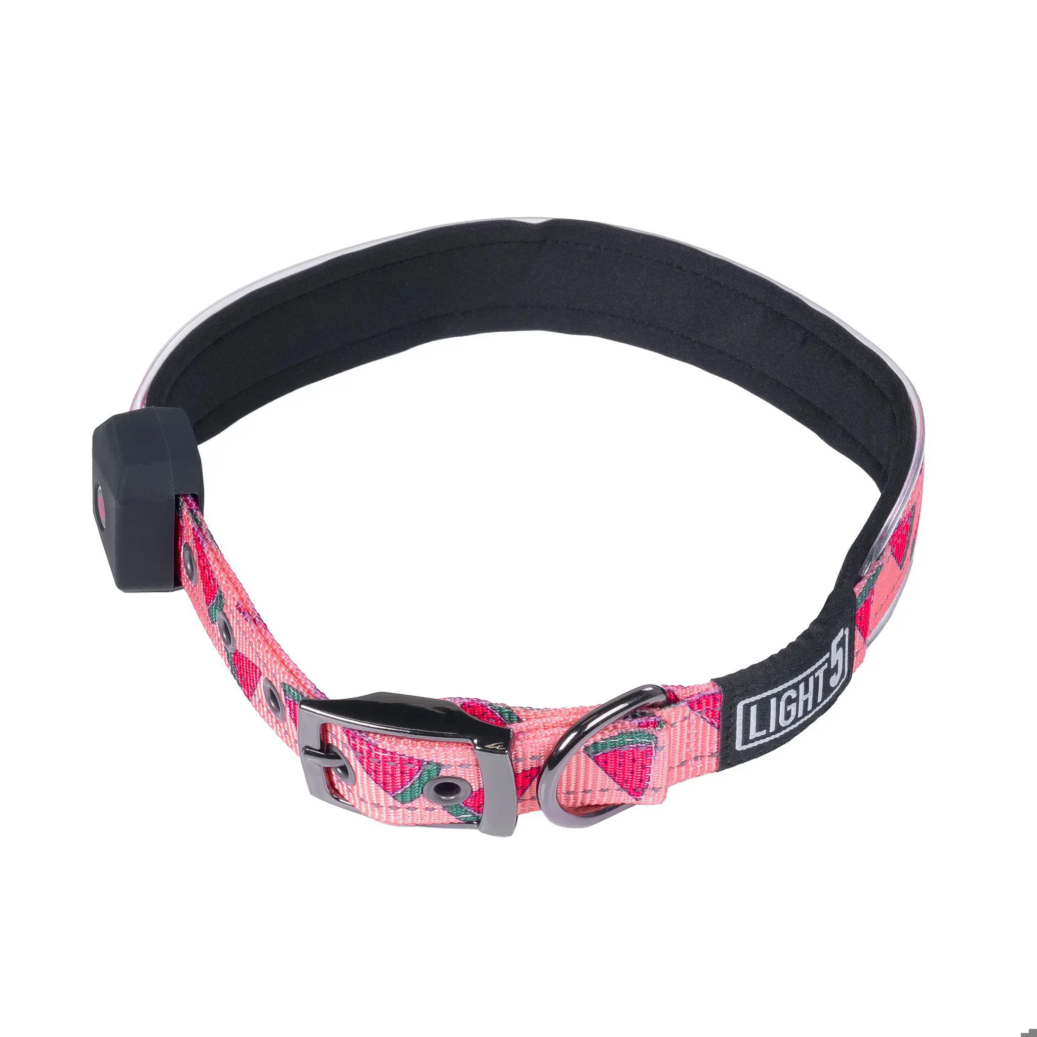 Kaulapanta Light5 Doggo Led Collar, Pink,