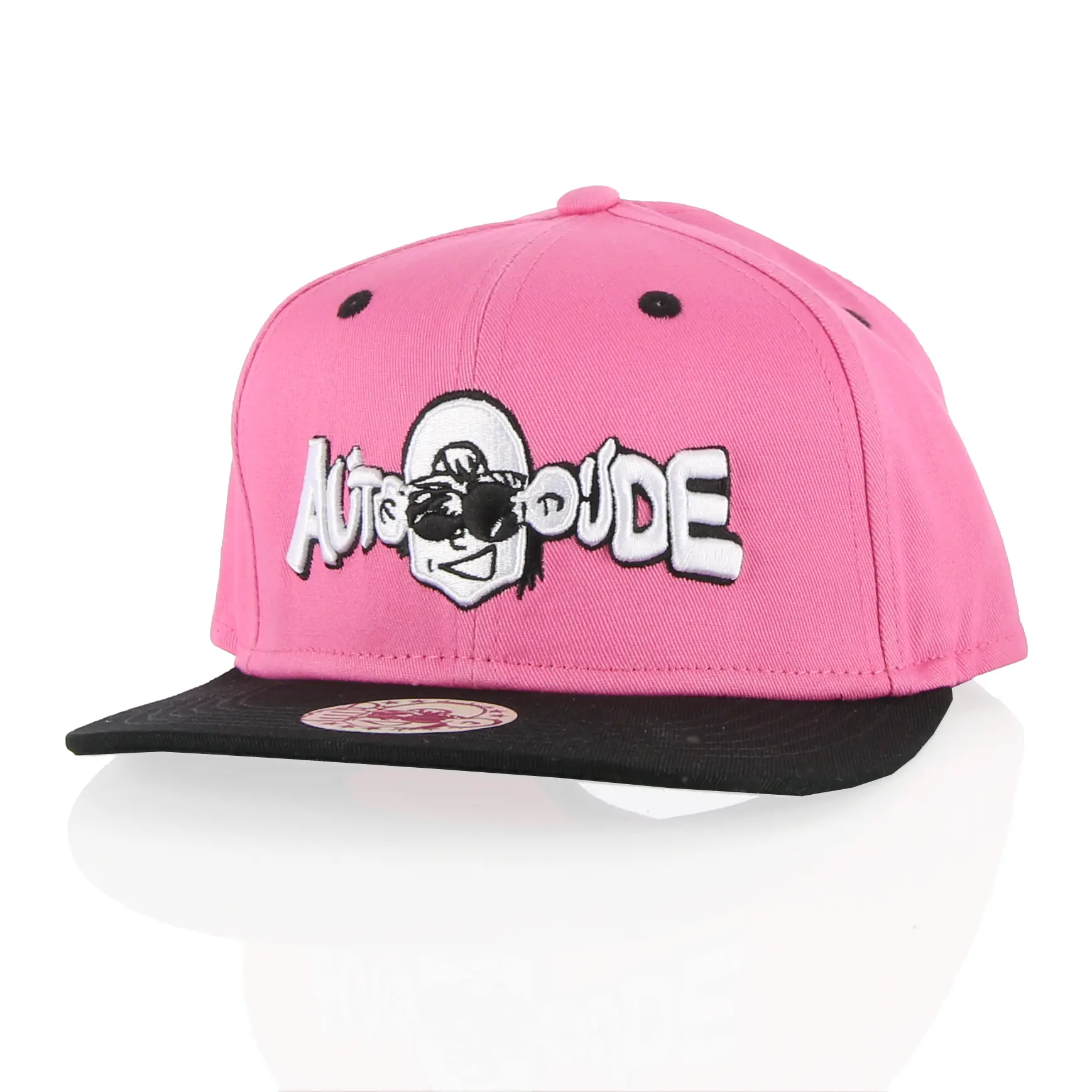 Autodude® Snapback Cap -Lippalakki, Lasten Pinkki